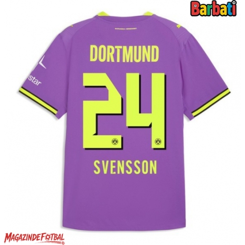 Borussia Dortmund Daniel Svensson #24 Tricou Fotbal Replică 2026-27 Barbati Treilea Borussia Dortmund Daniel Svensson #24 Tricou Fotbal Replică 2026-27 Barbati Treilea